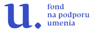 Fond na podporu umenia - logo